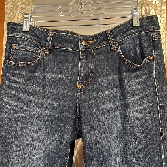 CAbi boot cut whisker jeans. - Picture 2 of 5